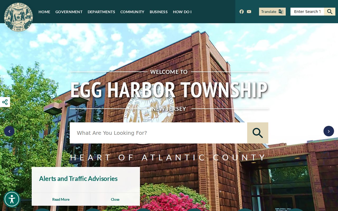 Egg Harbor Township government criminal record access context