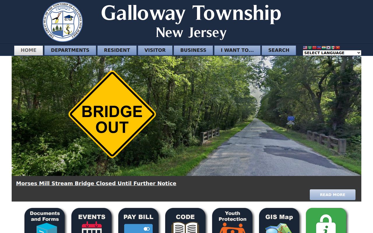 Galloway Township government criminal record context