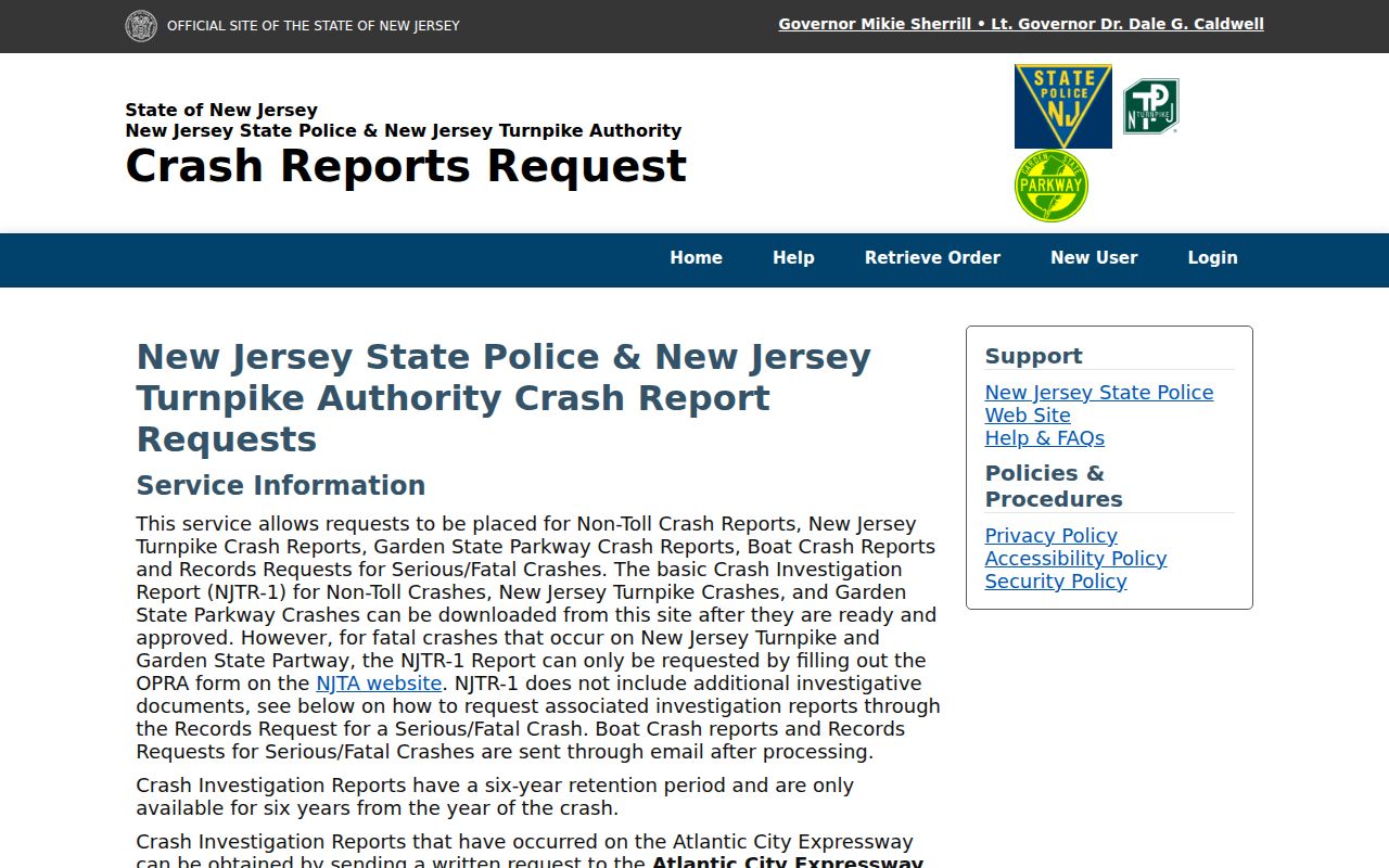 Atlantic County criminal history and official New Jersey State Police crash reports